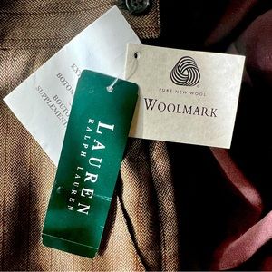 VTG 90’s Ralph Lauren wool woolmark slacks NWT